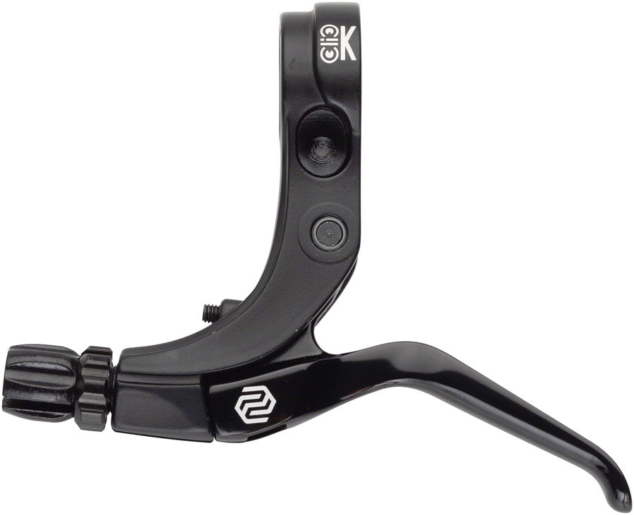 Promax Click V-Point Brake Lever Left & Right Flat Bar, BMX Bar Black