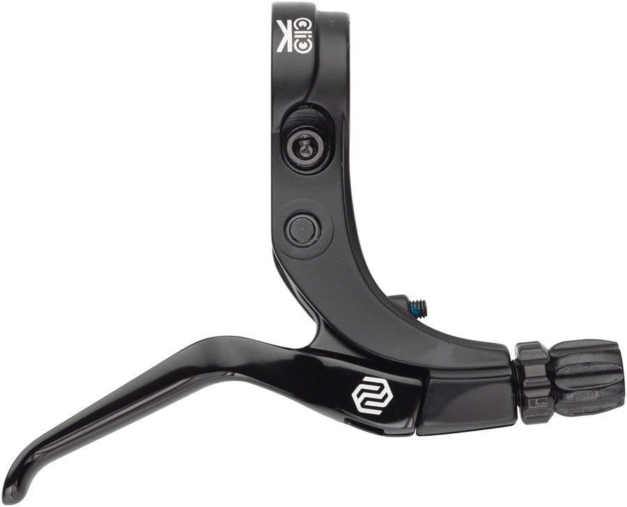 Promax Click V-Point Brake Lever Left & Right Flat Bar, BMX Bar Black
