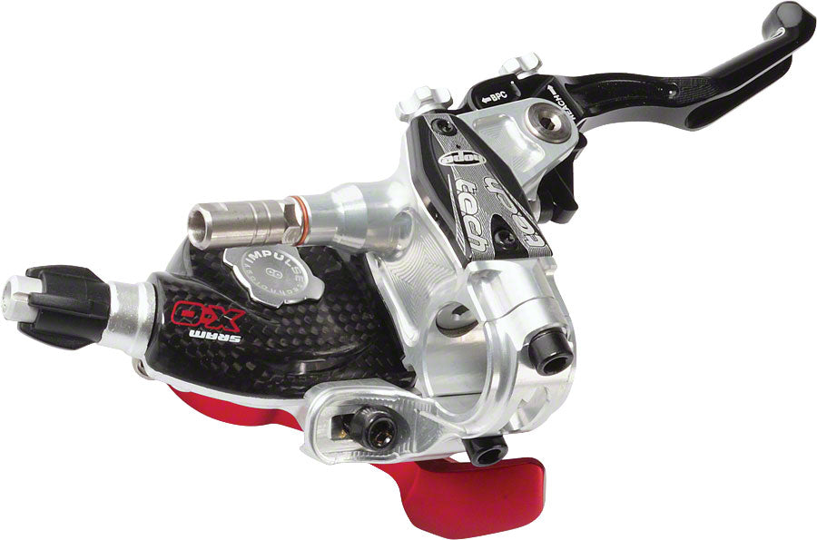 Hope Tech/Tech Evo Shifter Mounts - For SRAM Shifters, Silver, Pair
