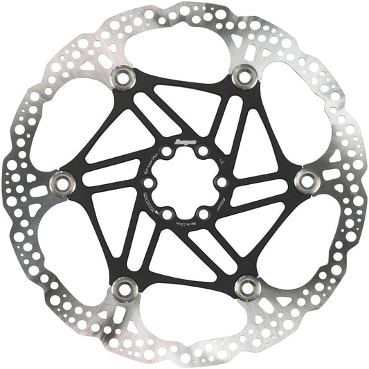 Hope Floating Disc Brake Rotor - 220mm, 6-Bolt, Black