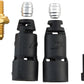 Jagwire Pro Quick-Fit Adapters for Hydraulic Hose - Fits SRAM DB5, Guide, and Level, and Avid Elixir, Trail, and XX