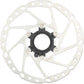 Shimano STEPS RT-EM600-M Disc Brake Rotor with Integrated Speed Sensor Magnet - 180mm, Center Lock, For eBike, Silver