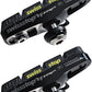 SwissStop Full FlashPro Pair of SRAM/Shimano Rim Brake Shoes and Pads, Black Prince Compound