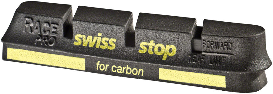 SwissStop RacePro Set of 4 Campagnolo Rim Brake Inserts, Black Prince Compound