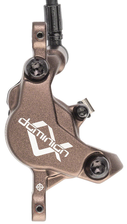 Hayes Dominion A2 SFL Disc Brake and Lever - Rear, Hydraulic, Post Mount, Black/Bronze