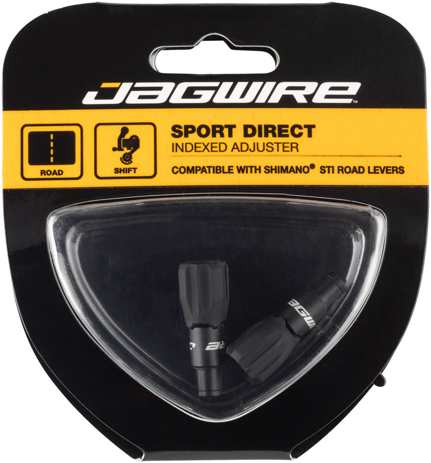 Jagwire Sport 4mm Direct Rocket II Cable Tension Adjusters Pair, Black