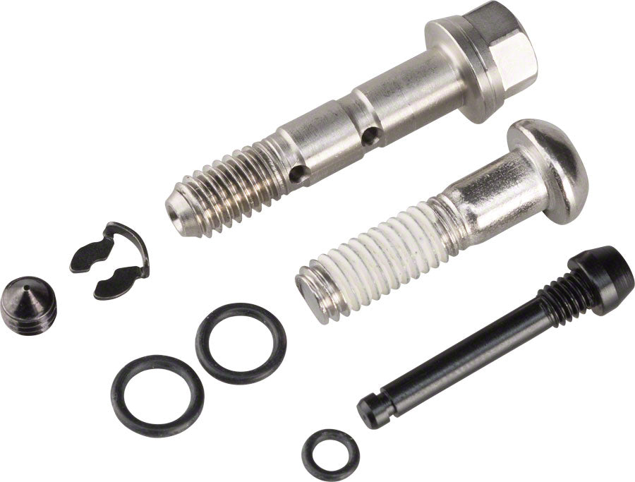 SRAM Guide Stainless Steel Caliper Hardware Kit - Includes Body Bolt, Banjo Bolt, Bleed Screw, Pad Pin