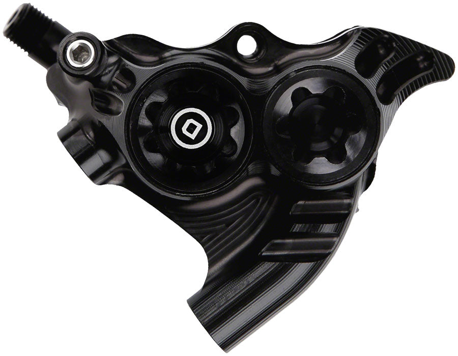 Hope RX4+ Disc Brake Caliper - Flat Mount +20, DOT, Black