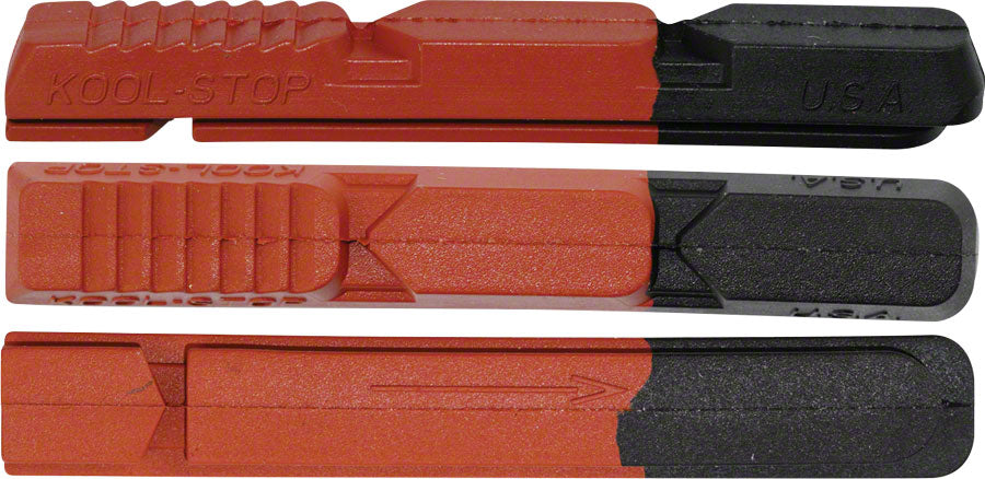 Kool-Stop V2 Replacement Brake Pad Insert: Dual Compound