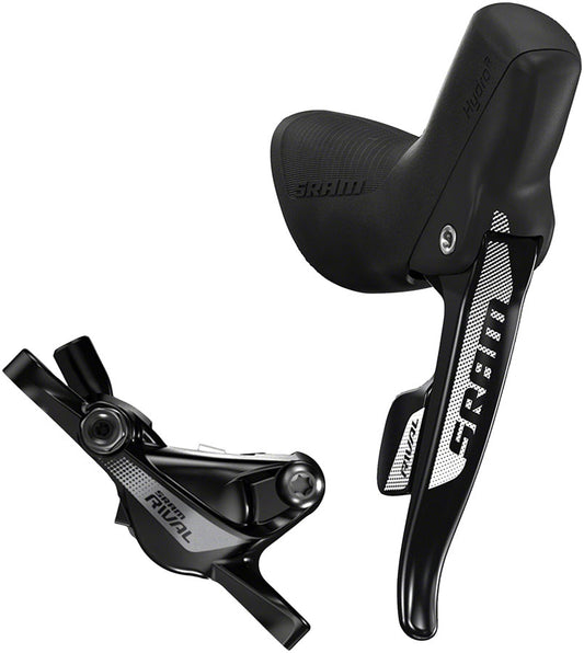 SRAM Rival 22 Right Rear Road Hydraulic Disc Brake and DoubleTap Lever, 1800mm Hose, Rotor Sold Separately