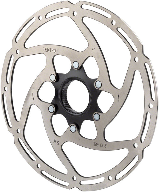 Tektro TR160-45 Disc Brake Rotor - 160mm, Center-Lock, 2.3mm Thickness, Silver