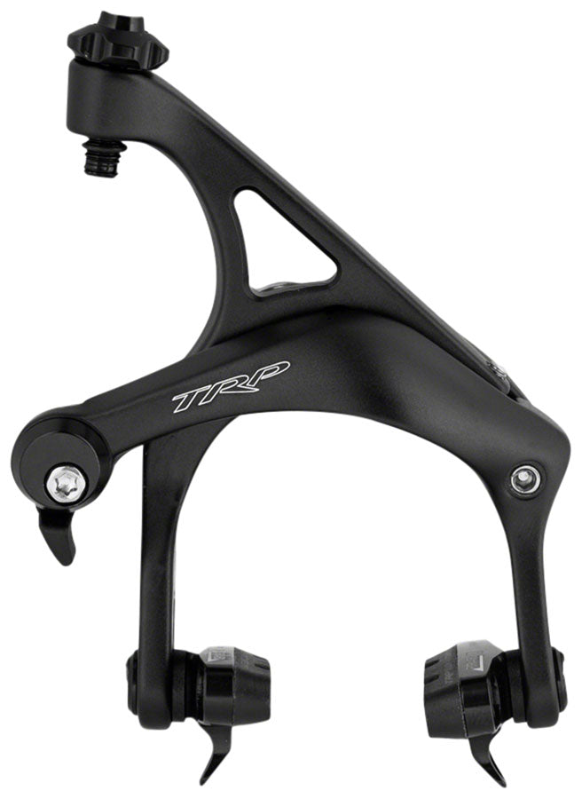 TRP RG957 Dual Pivot Long Reach Road Caliper Set: 47-57mm Recessed Bolt, Black