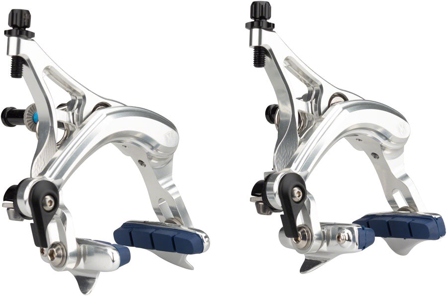 Velo Orange Grand Cru Long Reach Front and Rear Brakeset: Silver