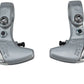 Tektro CL332RS 3-Finger Alloy Linear Pull Brake Lever Set Silver