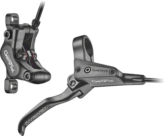 Tektro HD-M535 Disc Brake and Lever - Rear, Hydraulic, Post Mount, Black