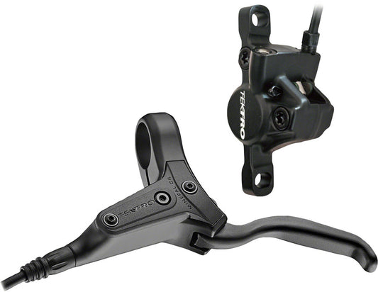 Tektro HD-J285 Junior Disc Brake and Lever - Front, Hydraulic, Post Mount, Black