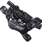 Shimano Deore XT BL-M8100/BR-M8120 Disc Brake and Lever - Rear, Hydraulic, Post Mount, 4-Piston, Finned Metal Pads, Black