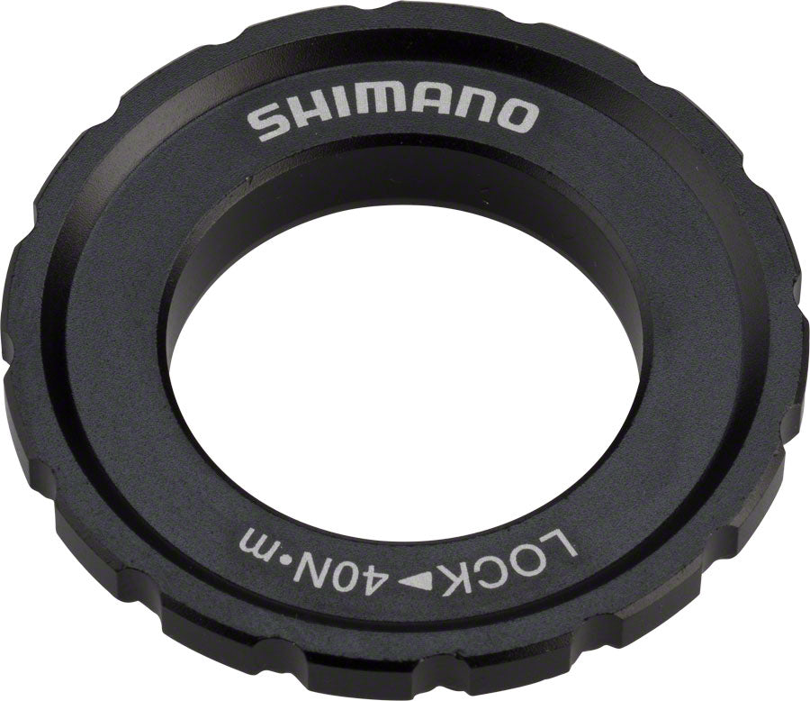 Shimano XT M8010 Outer Serration Centerlock Disc Rotor Lockring, for use with 12/15/20mm Thru Axle HubsAxle Hubs