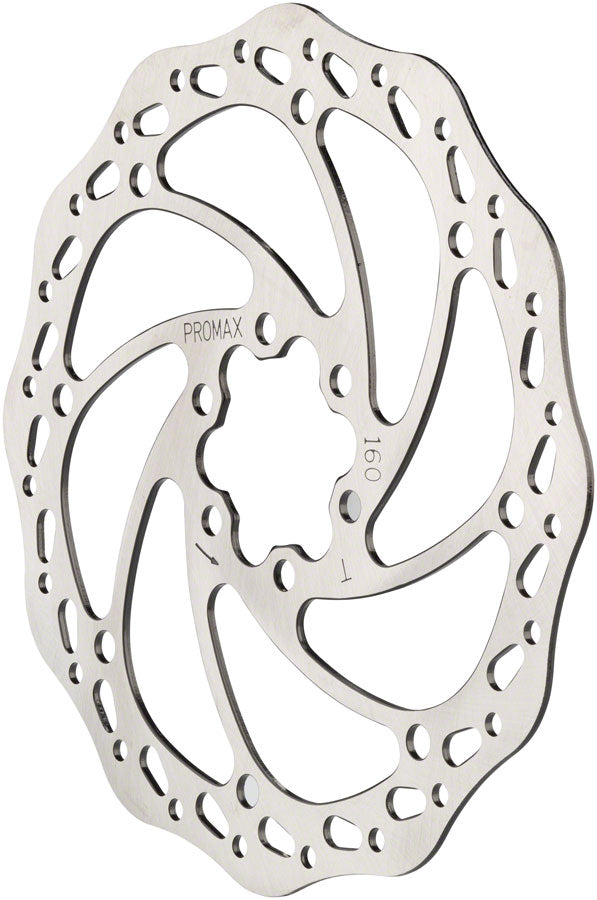 Promax S1 Sport Disc Brake Rotor - 160mm, 6-Bolt, Silver