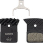 Shimano L05A-RF Disc Brake Pad and Spring - Resin Compound, Finned Alloy Back Plate, Box/25 pair