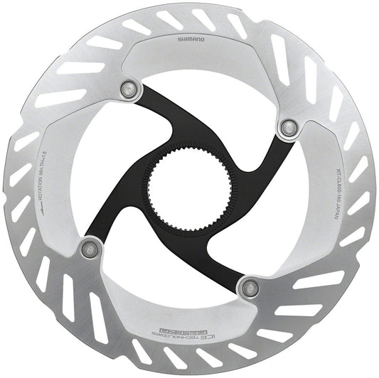 Shimano GRX RT-CL800 S Disc Brake Rotor with Lockring - 160mm, CenterLock, Silver