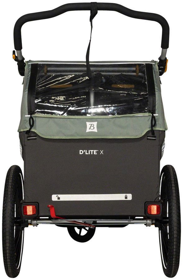 Burley D'Lite X Child Trailer - Double, Sage Green