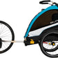 Burley D'Lite X Child Trailer - Single, Aqua
