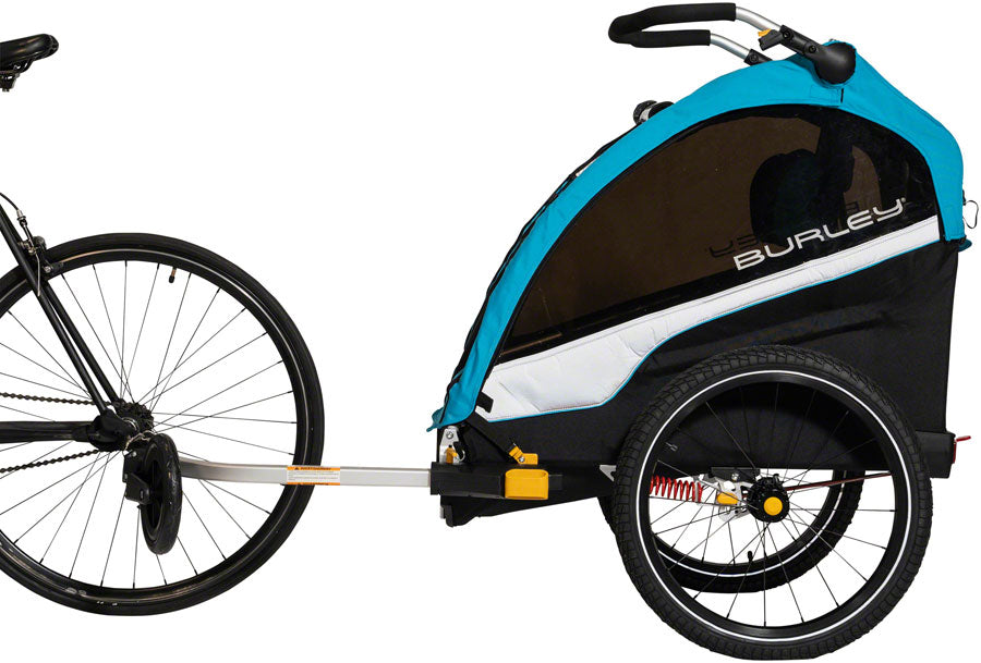 Burley D'Lite X Child Trailer - Single, Aqua