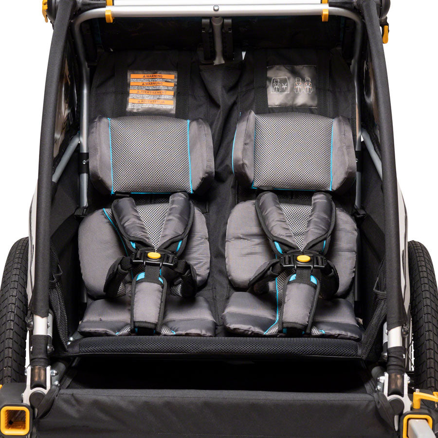 Burley D'Lite X Child Trailer - Double, Aqua