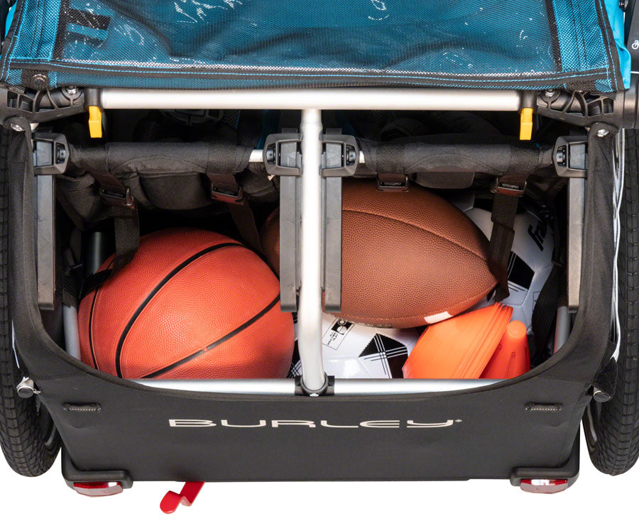 Burley D'Lite X Child Trailer - Double, Aqua