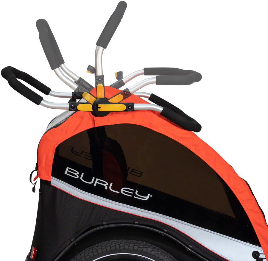 Burley Cub X Child Trailer: Atomic Red
