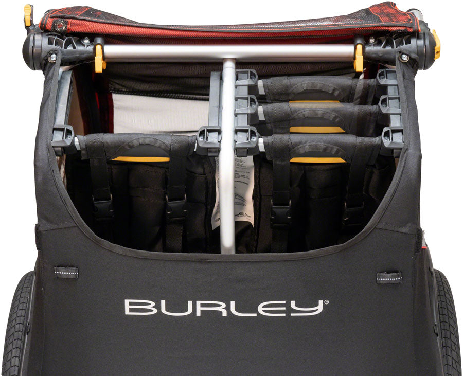 Burley Cub X Child Trailer: Atomic Red