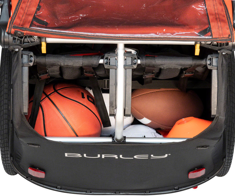 Burley Cub X Child Trailer: Atomic Red