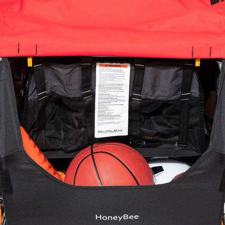 Burley Honey Bee Child Trailer - Red
