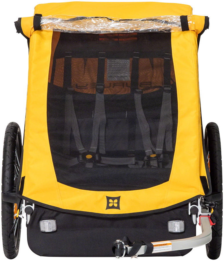 Burley Bee Child Trailer - Double, Yellow
