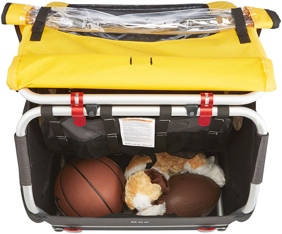 Burley Bee Child Trailer - Double, Yellow