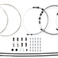 Jagwire Road Elite Link Brake Cable Kit SRAM/Shimano with Ultra-Slick Uncoated Cables, Ltd. Gray
