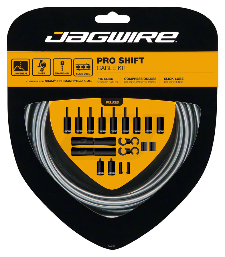 Jagwire Pro Shift Kit Road/Mountain SRAM/Shimano, Ice Gray