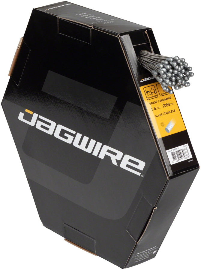 Jagwire Sport Brake Cable 1.5x2000mm Slick Stainless SRAM/Shimano Road, Box of 100