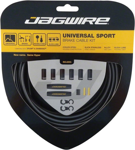 Jagwire Universal Sport Brake Cable Kit, Ice Gray