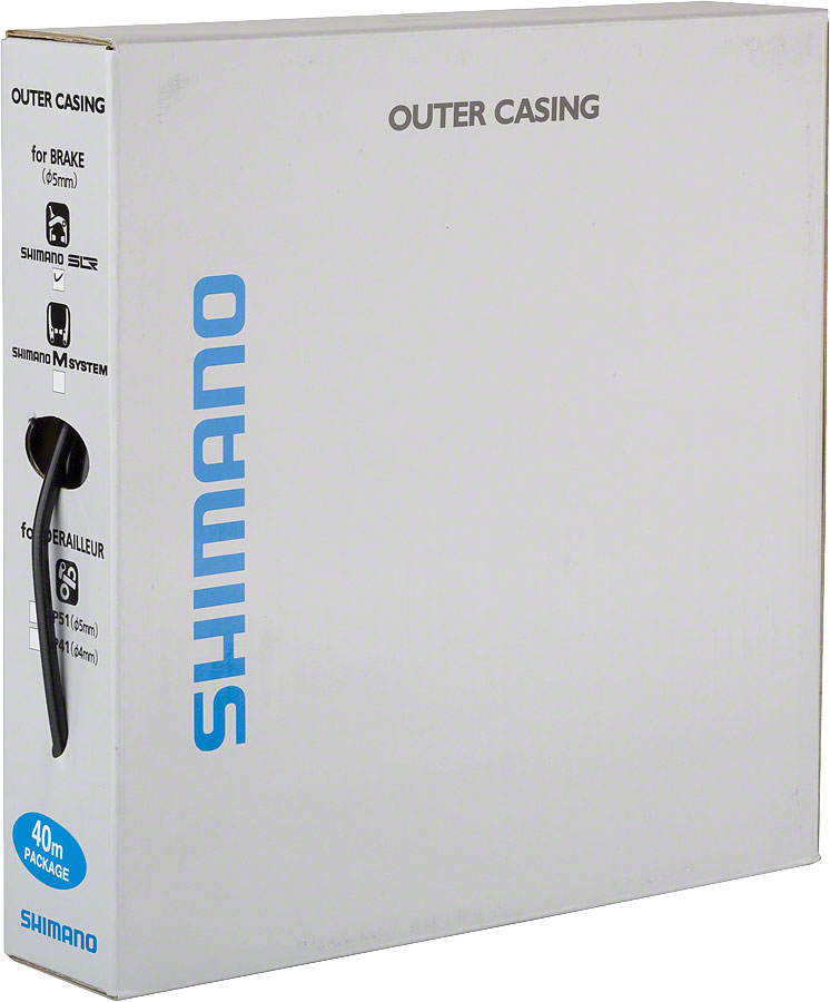 Shimano SLR Brake Housing 5mm x 40m, Black