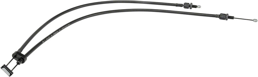 Eclat Dublex Rotor Cable - Upper, 450mm, X-Large, Black