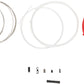 Jagwire Road Elite Sealed Brake Cable Kit - SRAM/Shimano, Ultra-Slick Uncoated Cables, Red