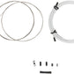 Jagwire 2x Sport Shift Cable Kit SRAM/Shimano, Braided White