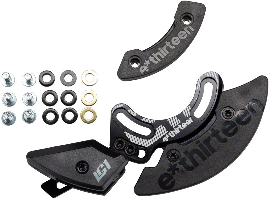 e*thirteen LG1+ 28-34t Direct Mount Bash Guard and Tensioner Only (No Upper Chainguide), ISCG-05, Black