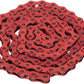Salt Traction Chain - 410 Type, 1/2" x 1/8", 88 Links, Red