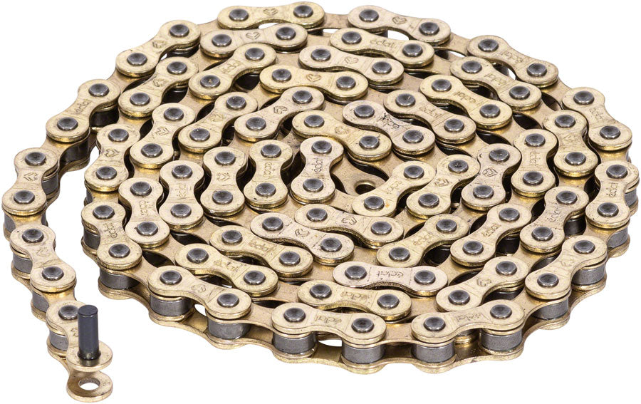 Eclat Diesel Chain - Single Speed, 1/2" x 1/8", 100 Links, Gold
