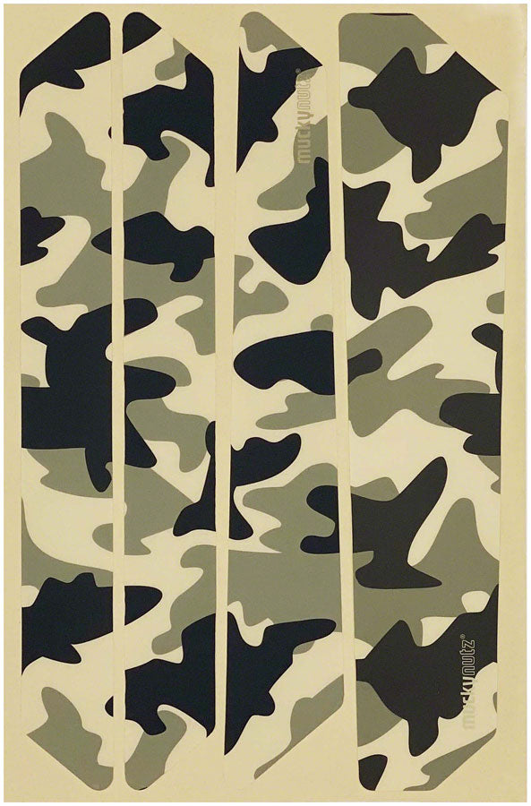 Muckynutz Camo Stay Protector - 4-Piece, Black Gloss