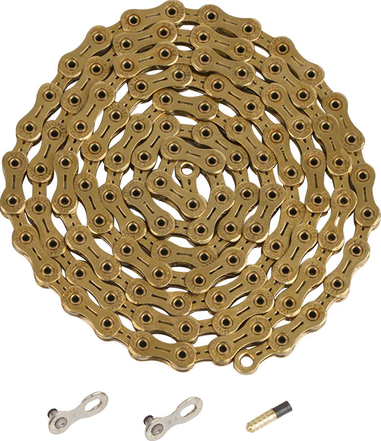 YBN Ti-Nitride Chain - 11-Speed, 116 Links, Gold