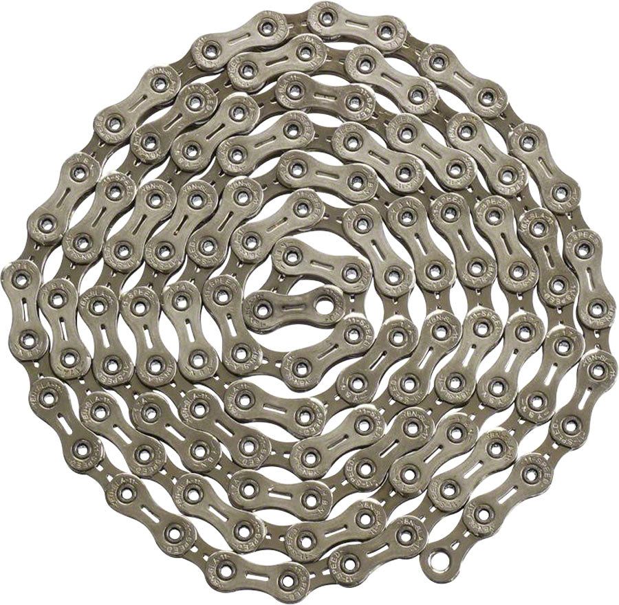 YBN Nickel Plated Chain - 11-Speed, 116 Links, Silver